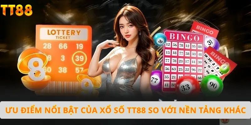 Ưu điểm nổi bật của xổ số TT88 so với nền tảng khác Ưu điểm nổi bật của xổ số TT88
